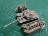 3d Printed 1/35/72 Chinese F-series "Icebreaker" 121 Medium Tank Kit